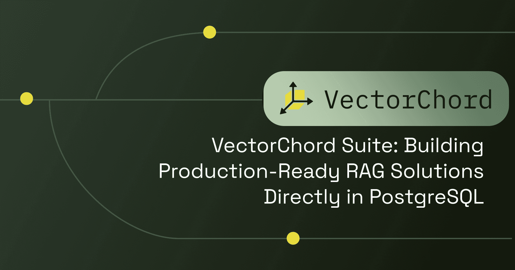 All-in-one VectorChord Suite: Building Production-Ready RAG Solutions Directly in PostgreSQL